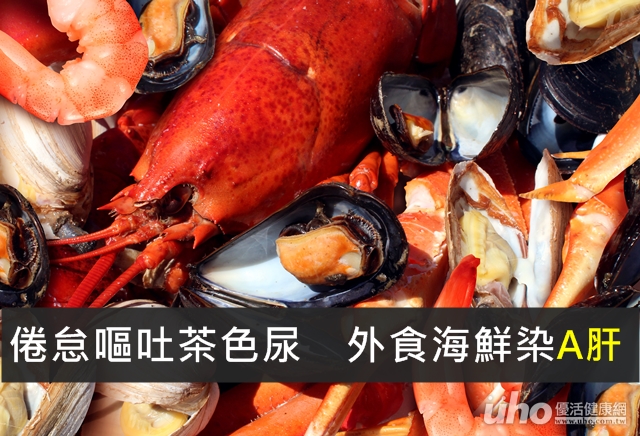 倦怠嘔吐茶色尿　外食海鮮染A肝