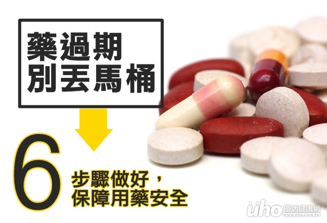 藥過期別丟馬桶　6步驟保障用藥安全