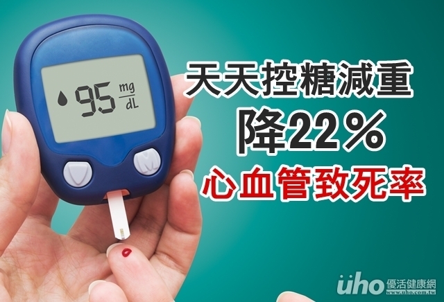 天天控糖減重　降22％心血管致死率