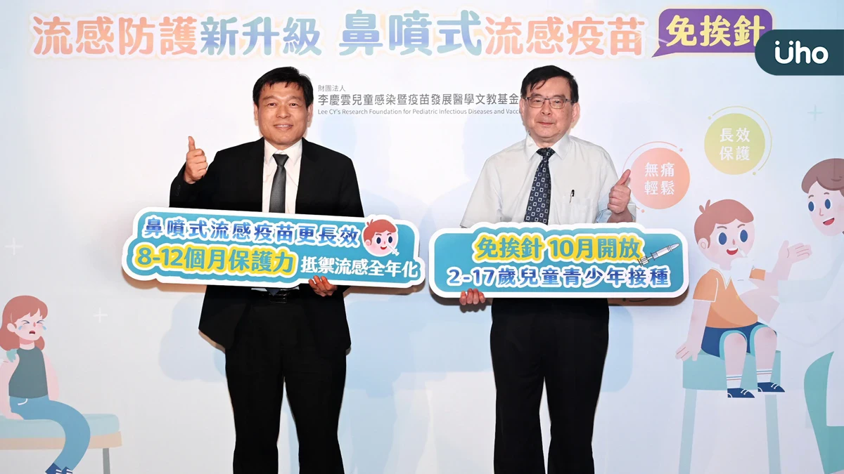 今年A流恐「雙株夾擊」！當心開學季流感群聚風險升溫 流感常態化 鼻噴式流感疫苗「無痛」免挨針成「長效」新武器