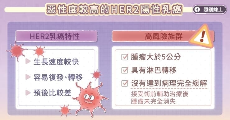 什麼是高風險HER2陽性乳癌?