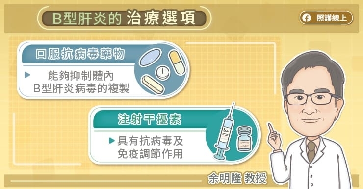 根據病況選擇B型肝炎的治療