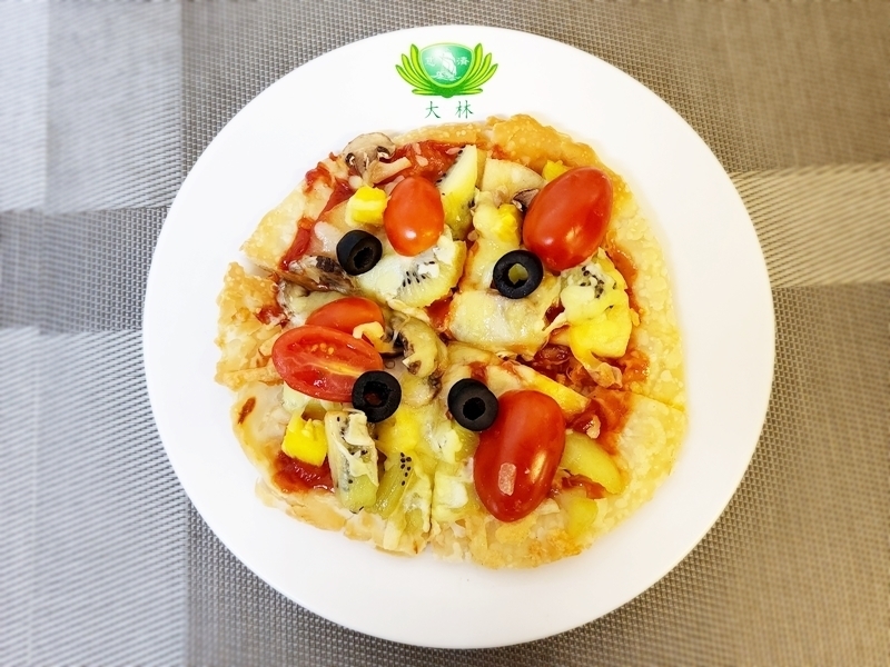 「彩虹蔬果披薩」食譜