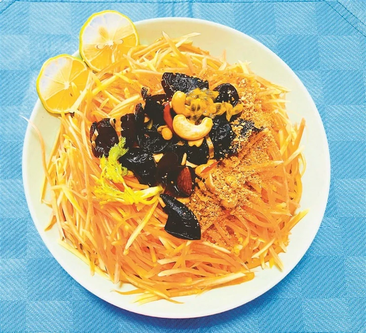 涼拌青木瓜絲作法