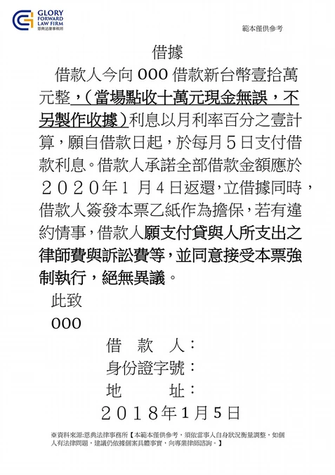 5. 怎麼確保他會還錢？