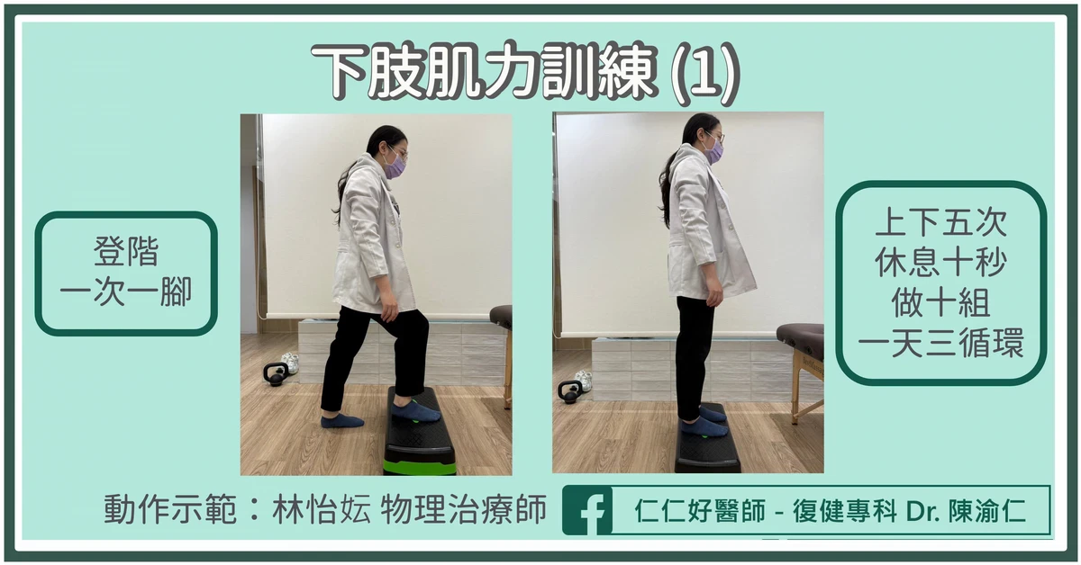 髕骨股骨疼痛症候群2招復健運動