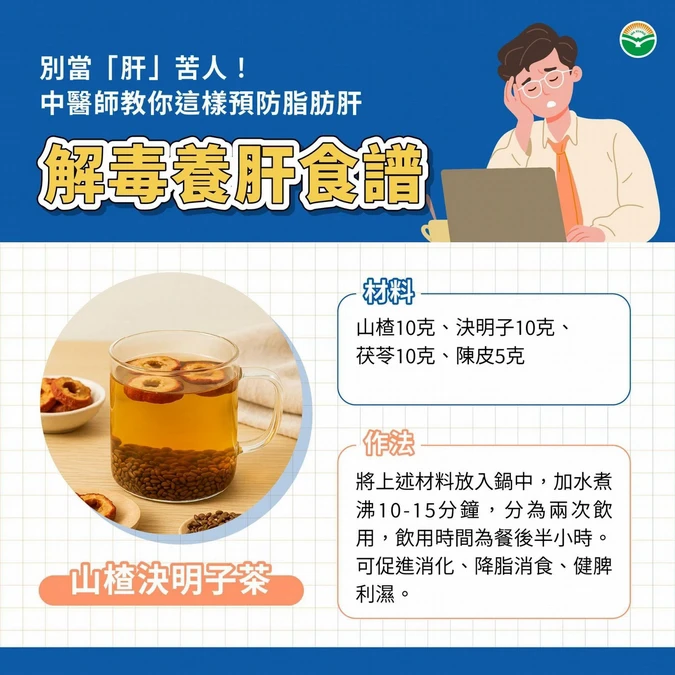 預防脂肪肝喝3款消脂茶飲