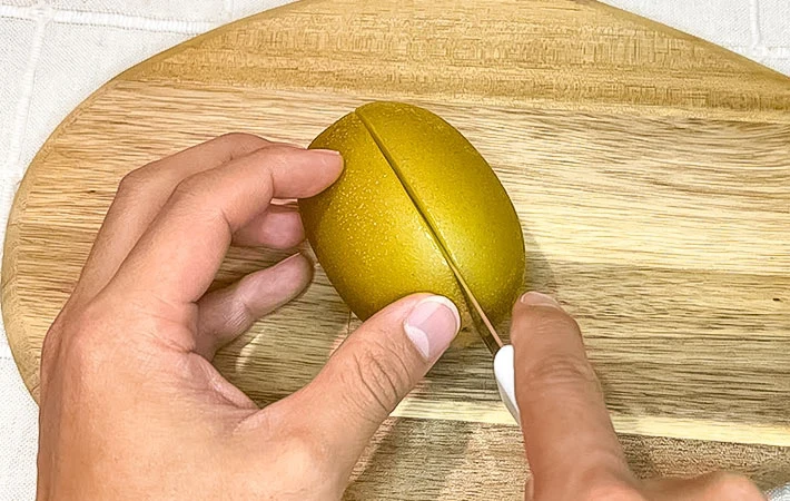 奇異果切條狀VS切圓片甜味差異