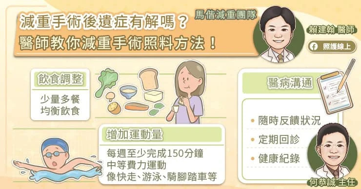 減重手術後遺症有解嗎？