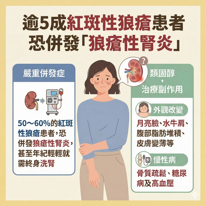 逾5成患者深陷腎炎風險