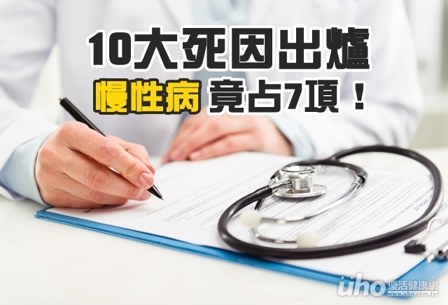 10大死因出爐　慢性病竟占7項！