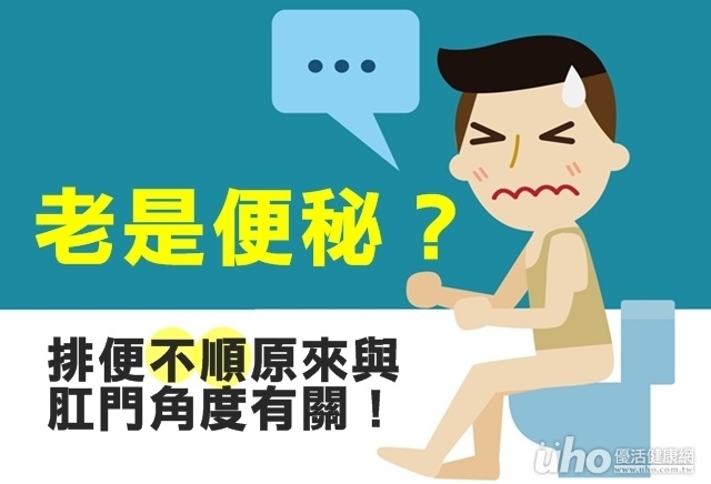 排便老是不順？恐與肛門角度有關