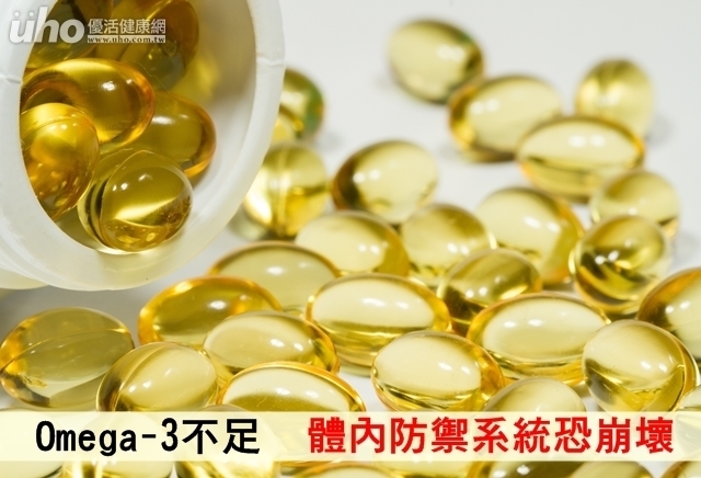 Omega-3不足　體內防禦系統恐崩壞