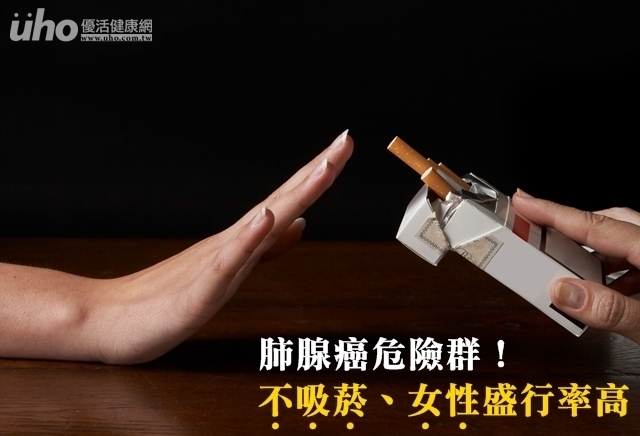 肺腺癌危險群！不吸菸、女性盛行率高