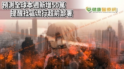 預測本週全球新增50萬確診 專家曝這兩指標很關鍵