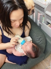 小甜甜曾在月子期間爆婚姻危機,育兒身邊最怕豬隊友。老公:「等一下不會怎樣」