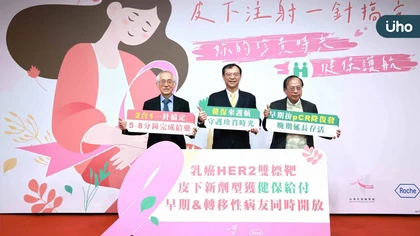 健保給付HER2雙標靶皮下注射:千名乳癌病友受惠省百萬