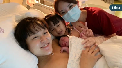 4歲女孩親手接生弟弟 禾馨打造「全家參與」的多元生產環境