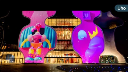 體態超標 帶來腦、心、肝、膝危機 危機四角色躍上臺中國家歌劇院壺中居外牆 台灣諾和諾德 臺中國家歌劇院共同點亮健康意識