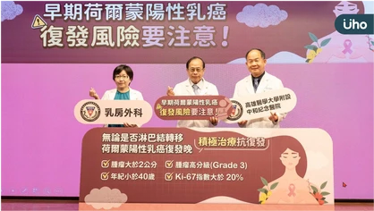 高醫揭早期荷爾蒙陽性乳癌「5年過關」迷思 持續追蹤成保命關鍵