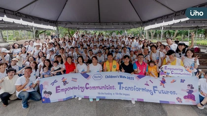 羅氏集團為兒童而走22年不輟 全球愛心募款突破9億 在台攜手夥伴共築弱勢兒少希望