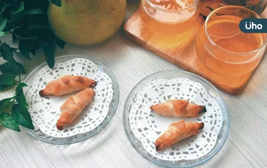 有食譜》柚子解膩助消化！秋分必吃「柚香小捲餅」表皮塗上奶蜜汁