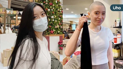 不懼異樣眼光長髮美女剃光頭、小耳症男孩勇敢捐髮 台癌邀全民「一起來.揪捐髮」為癌友加油