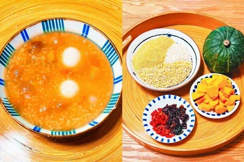 有食譜》冬至湯圓換個湯底！4步驟做「南瓜小米露」不用加糖就美味