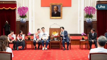 「我們不需要同情,只需要機會!」 首屆金唐獎得主晉見總統 用努力翻轉社會眼光