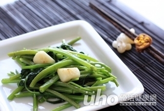 長好菌降血脂 多吃空心菜!