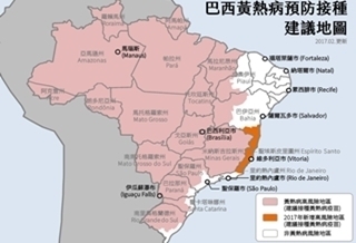黃熱病高風險區 巴西旅遊注意防蚊
