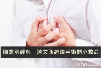 胸悶別輕忽 達文西繞道手術開心救命