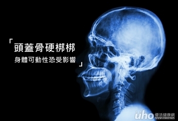 頭蓋骨硬梆梆 身體可動性恐受影響