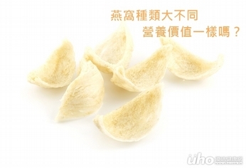 燕窩種類大不同 營養價值一樣嗎?