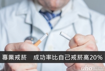 專業戒菸 成功率比自己戒菸高20%