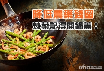 降低農藥殘留 炒菜記得不要悶!