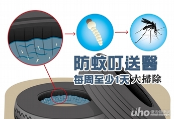 防蚊叮送醫 每周至少1天大掃除