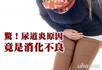 驚!尿道炎原因竟是消化不良