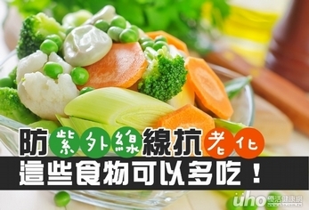 防紫外線抗老化 這些食物要多吃!