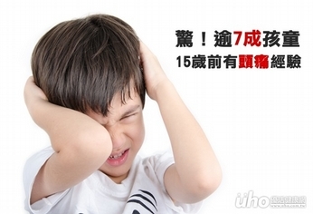 驚!逾7成孩童15歲前有頭痛經驗