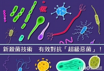 新殺菌技術 有效對抗「超級惡菌」!