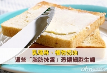 小心!這些「脂肪抹醬」恐讓細胞生鏽