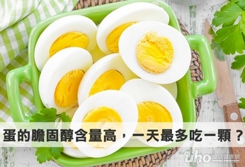 蛋的膽固醇含量高,一天最多吃一顆?