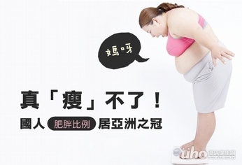 「瘦」不了!國人肥胖居亞洲之冠