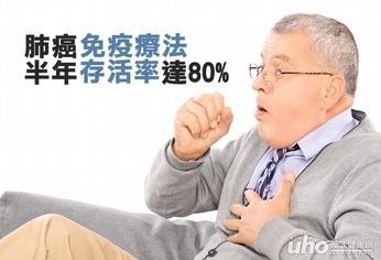 肺癌免疫療法 半年存活率達80%