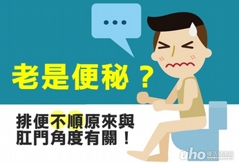 排便老是不順?恐與肛門角度有關