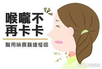 喉嚨不再卡卡 醫用噴霧器這樣選