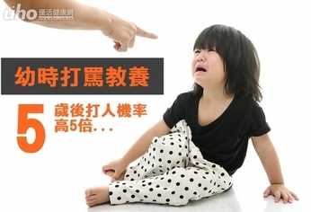 幼時打罵教養 5歲後打人機率高5倍