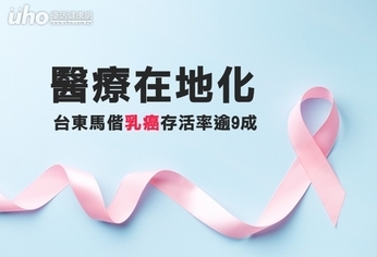 醫療在地化 台東馬偕乳癌存活率逾9成