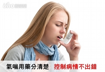 氣喘用藥分清楚　控制病情不出錯